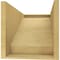 Ekena Millwork 12"W x 24"D x 12"H Wide Burlington Rough Cedar Woodgrain TimberThane Corbel, Primed Tan CORUR12X24X12BURRCPR - alternate 4